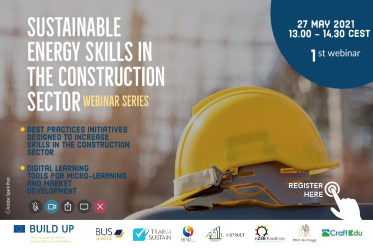Sustainable Energy Skills in the Construction Sector - webinar series